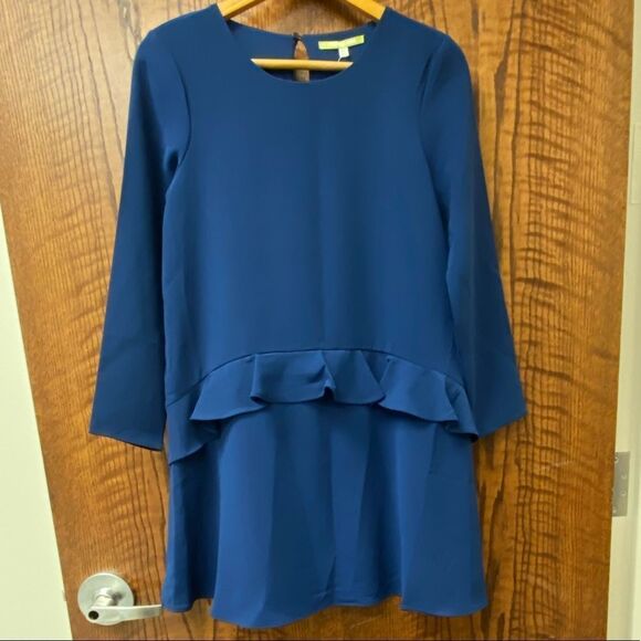 Gianni bini Greer navy drop waist mini dress - Picture 2 of 8